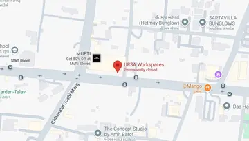Location of URSA Workspaces Co-Working space in Thaltej, Ahmedabad - Image 289103